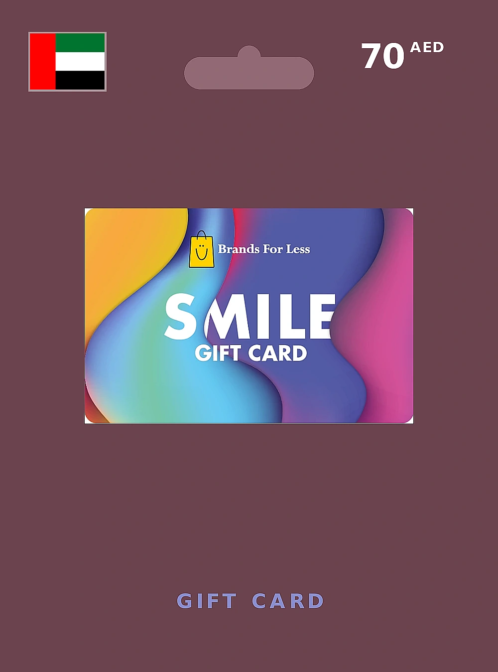 Brands For Less Gift Card 70 AED UNITED ARAB EMIRATES