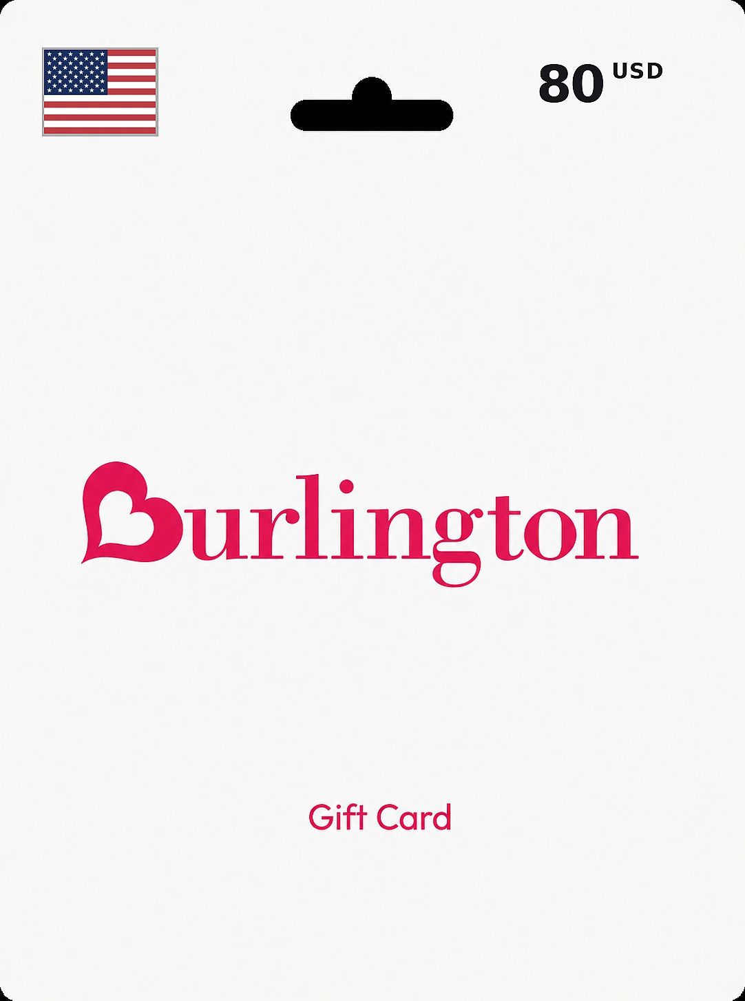 Baby Depot at Burlington Gift Card 80 USD UNITED STATES