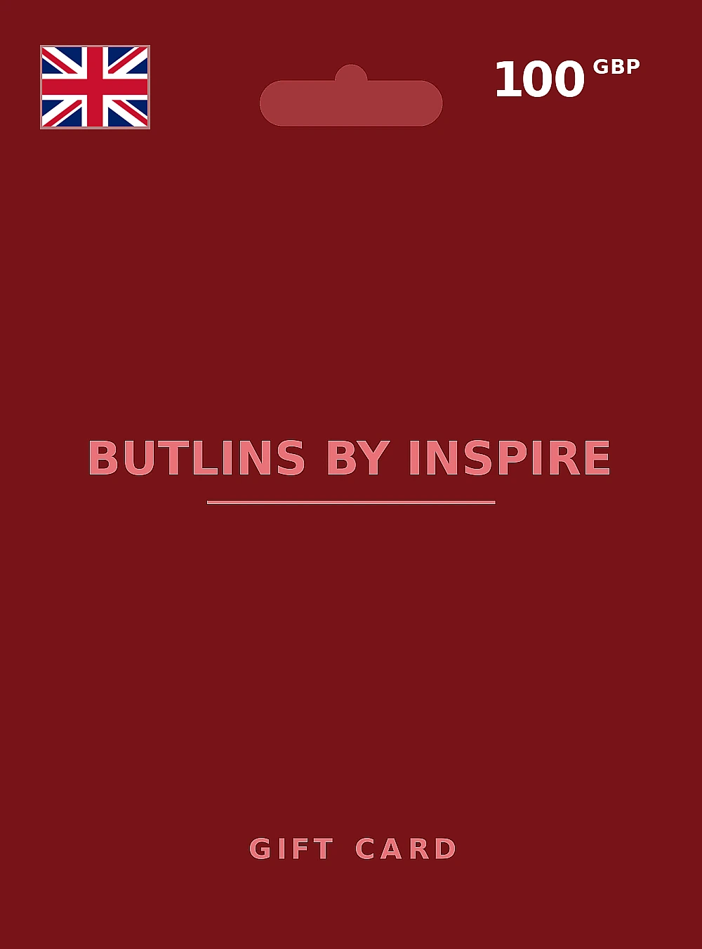 Butlins by Inspire Gift Card 100 GBP UNITED KINGDOM
