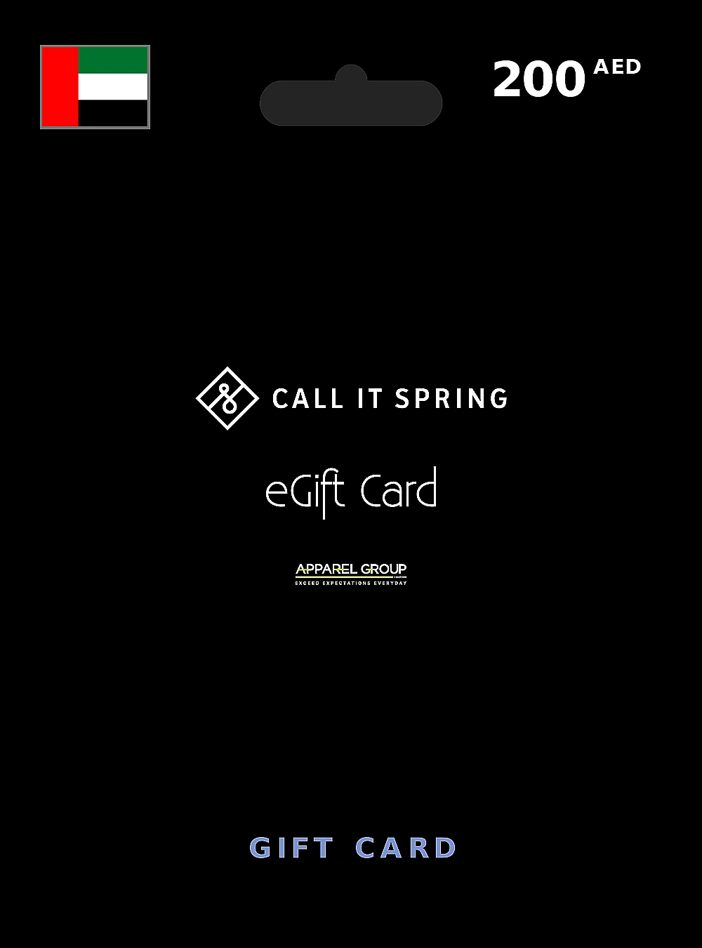 Call It Spring Gift Card 200 AED UNITED ARAB EMIRATES