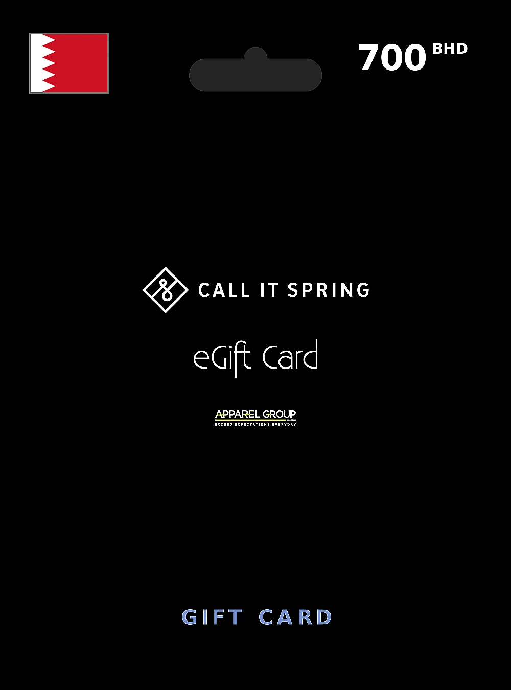 CALL IT SPRING Gift Card 700 BHD BAHRAIN