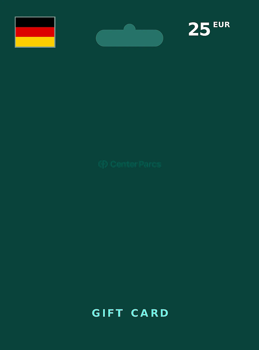 Center Parcs Gift Card 25 EUR GERMANY