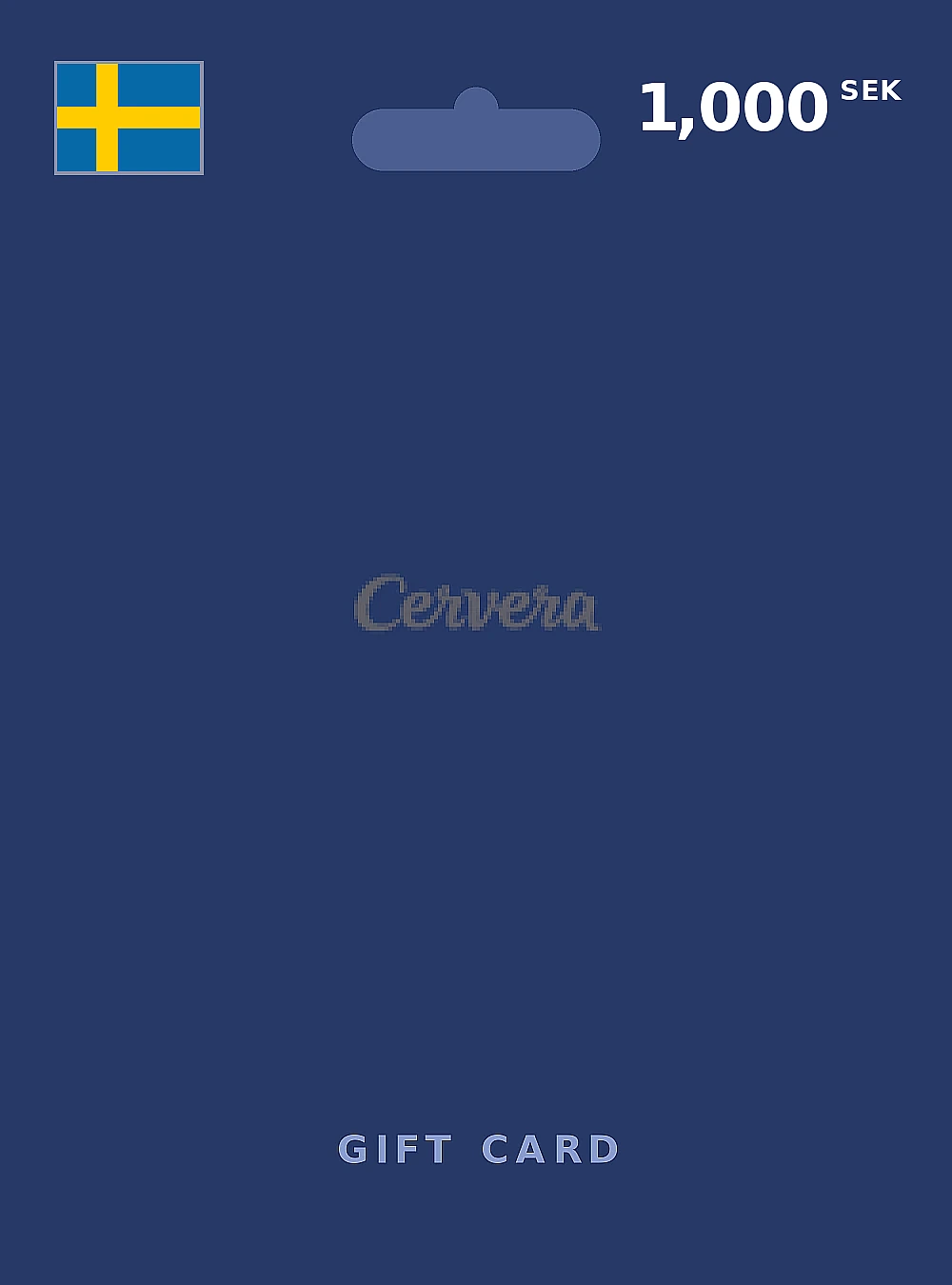 Cervera Gift Card 1000 SEK SWEDEN