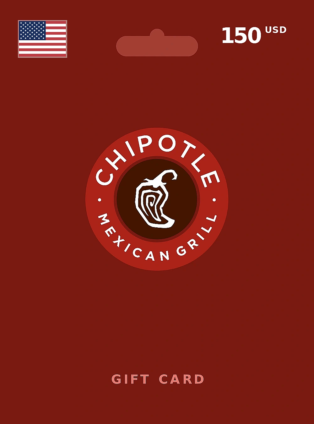 Chipotle Gift Card 150 USD UNITED STATES