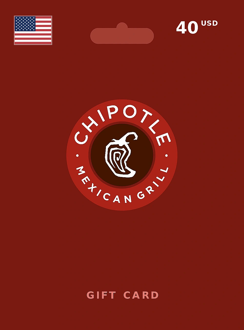 Chipotle Gift Card 40 USD UNITED STATES