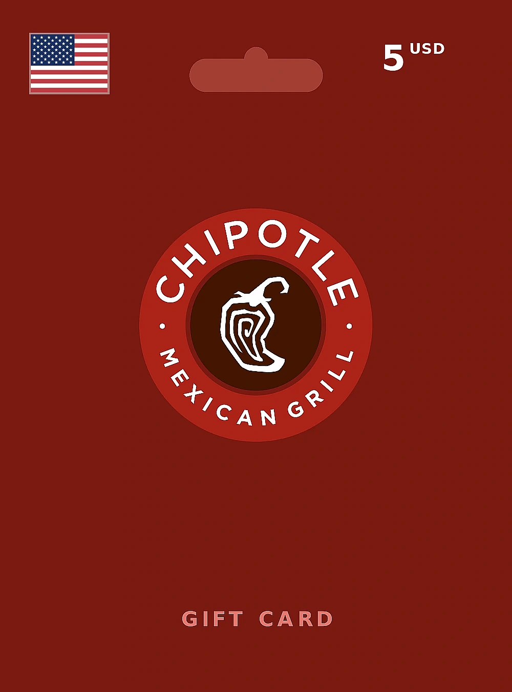 Chipotle Gift Card 5 USD UNITED STATES