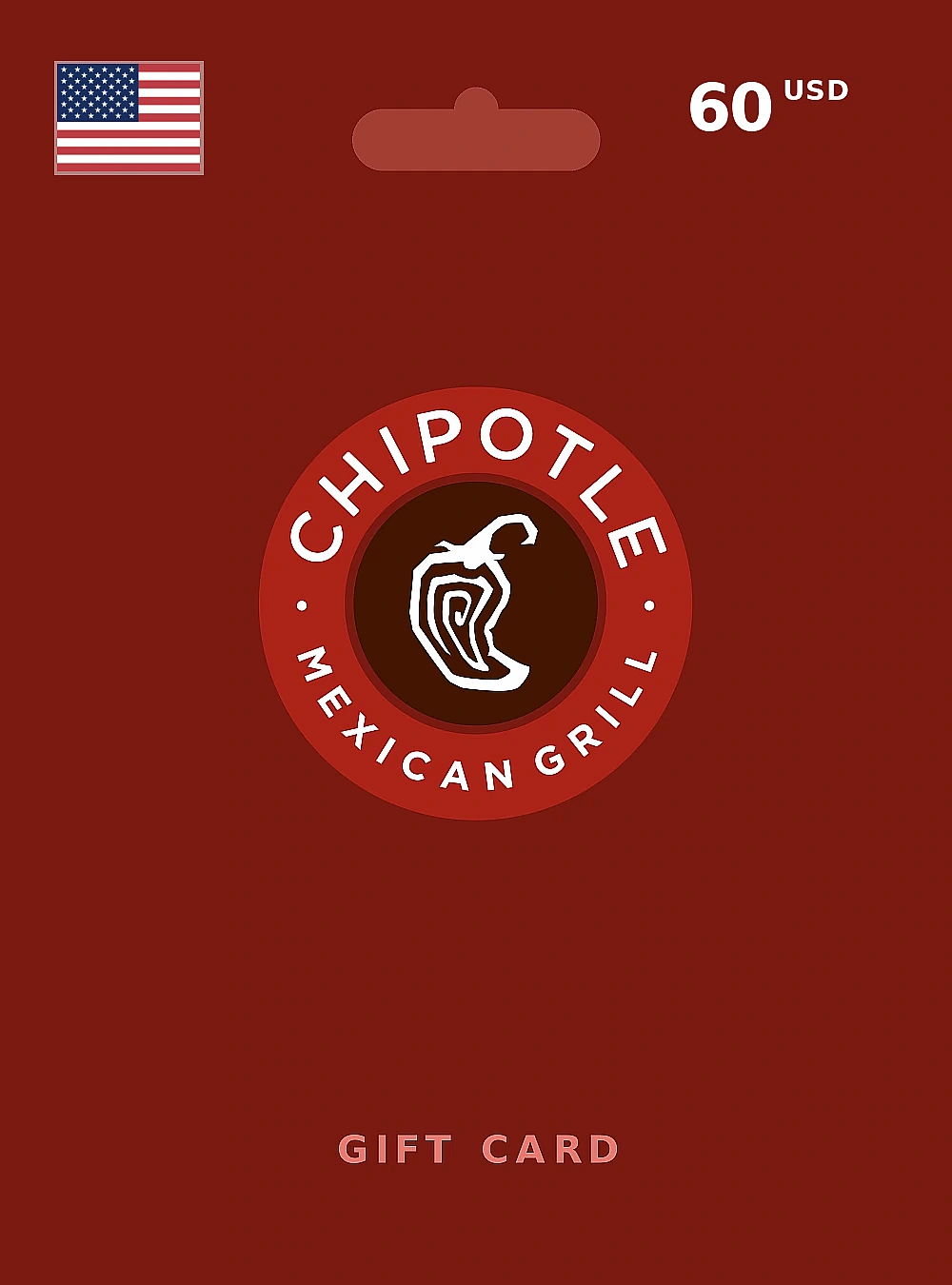 Chipotle Gift Card 60 USD UNITED STATES
