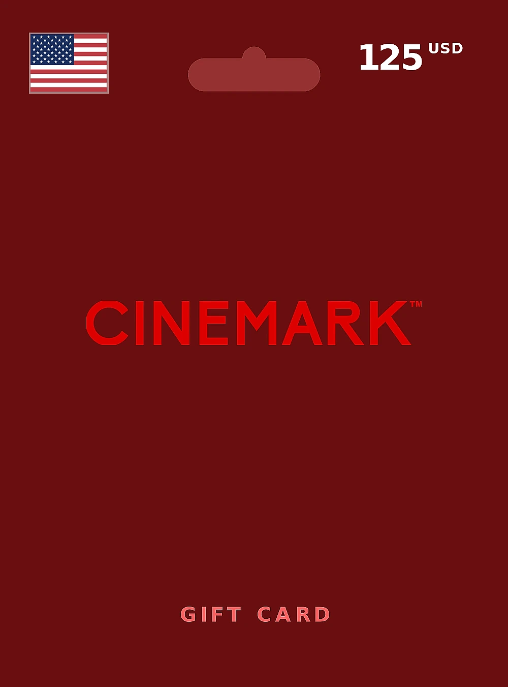 Cinemark Gift Card 125 USD UNITED STATES