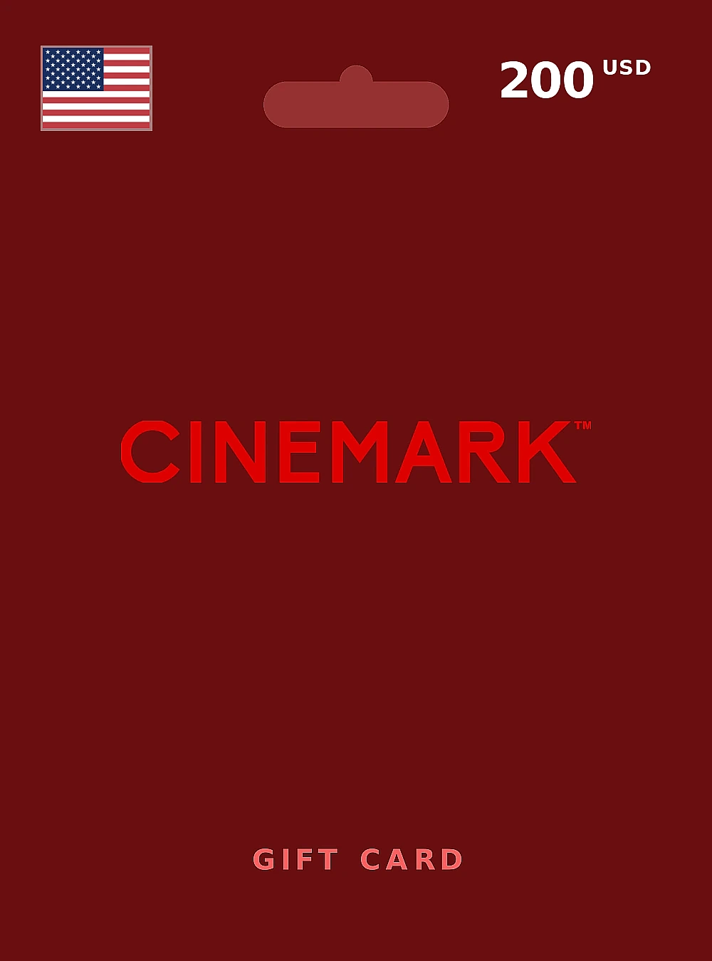 Cinemark Gift Card 200 USD UNITED STATES