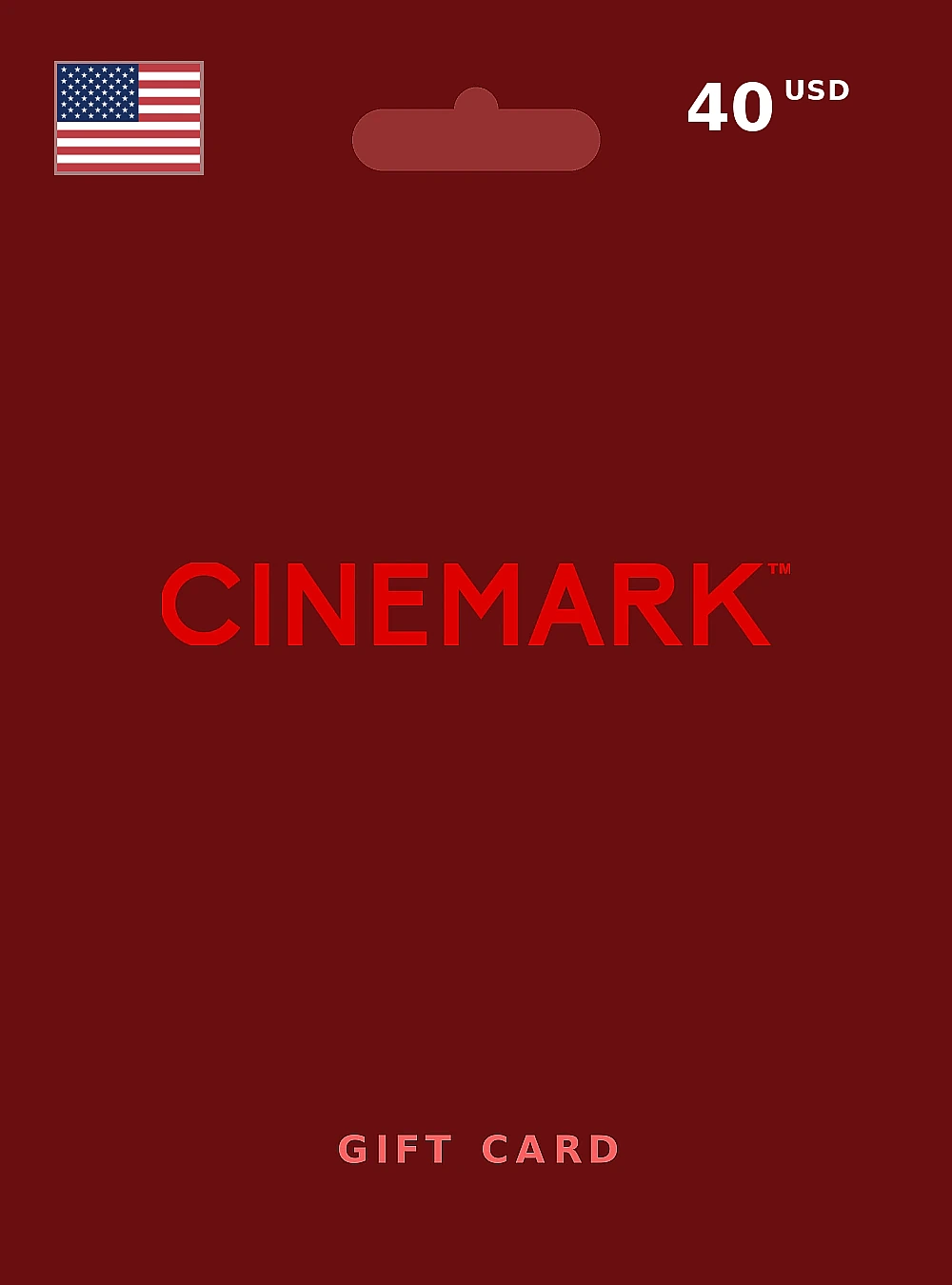 Cinemark Gift Card 40 USD UNITED STATES