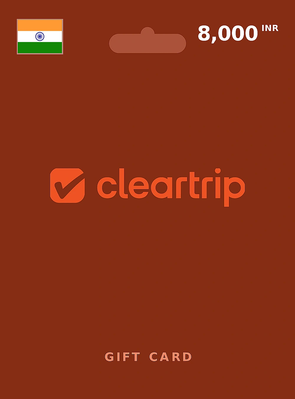 Cleartrip Gift Card 8000 INR INDIA