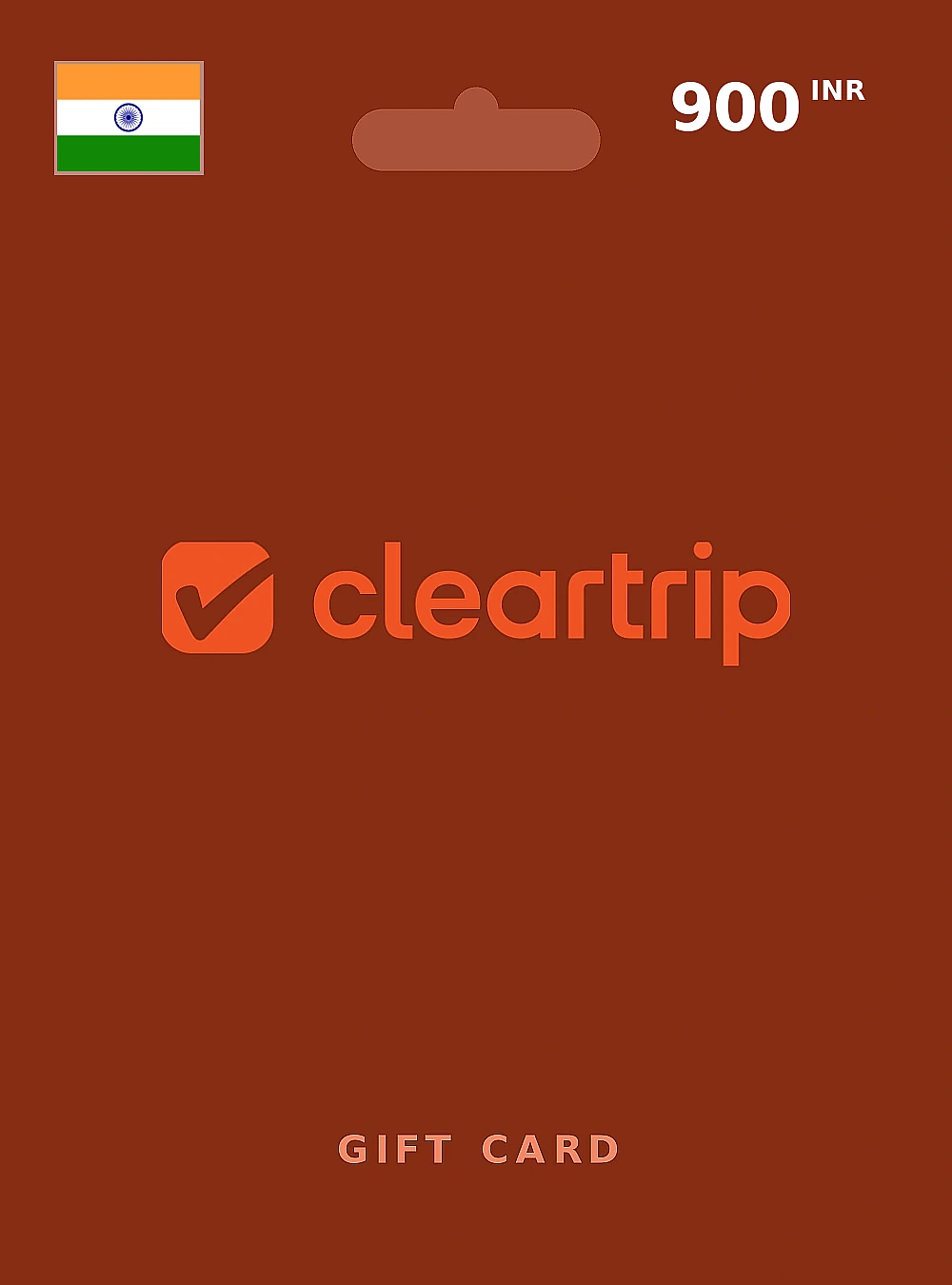 Cleartrip Gift Card 900 INR INDIA