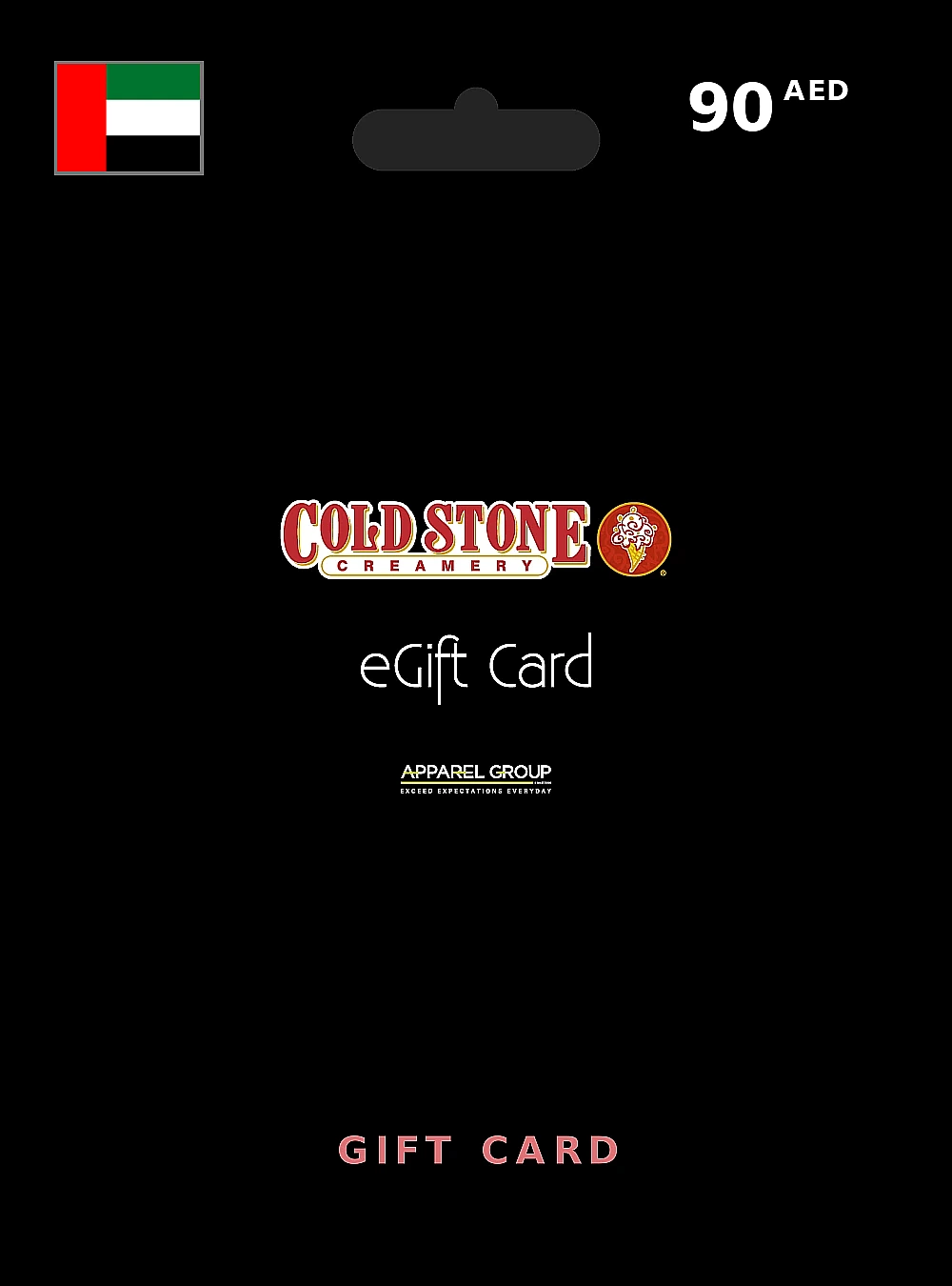 Cold Stone Gift Card 90 AED UNITED ARAB EMIRATES