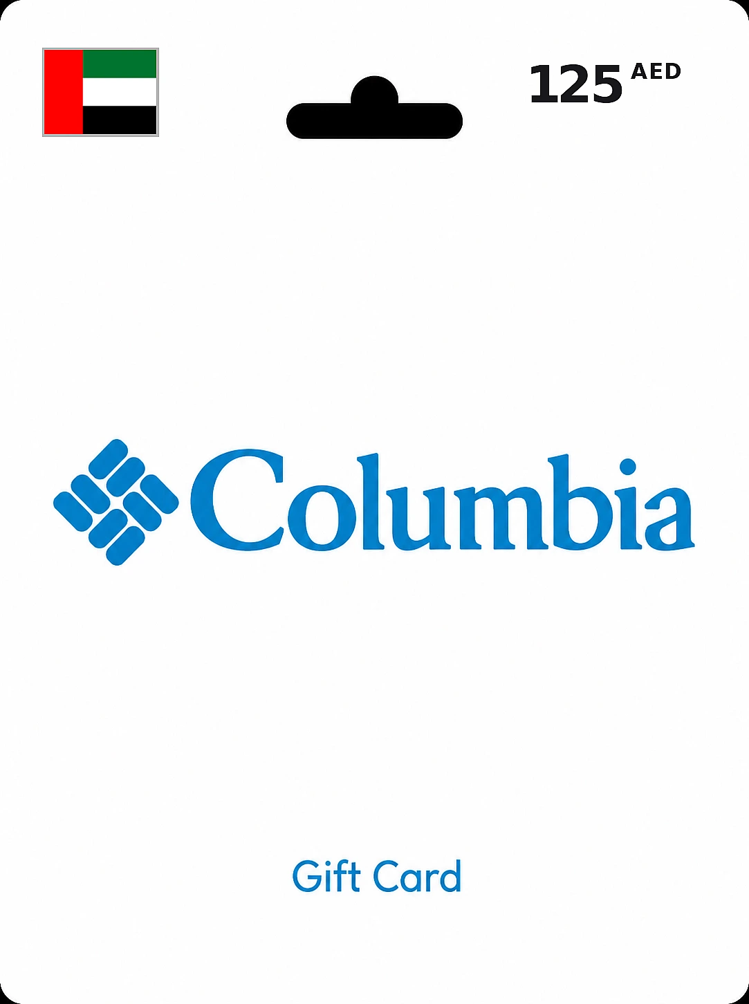 Columbia Gift Card 125 AED UNITED ARAB EMIRATES
