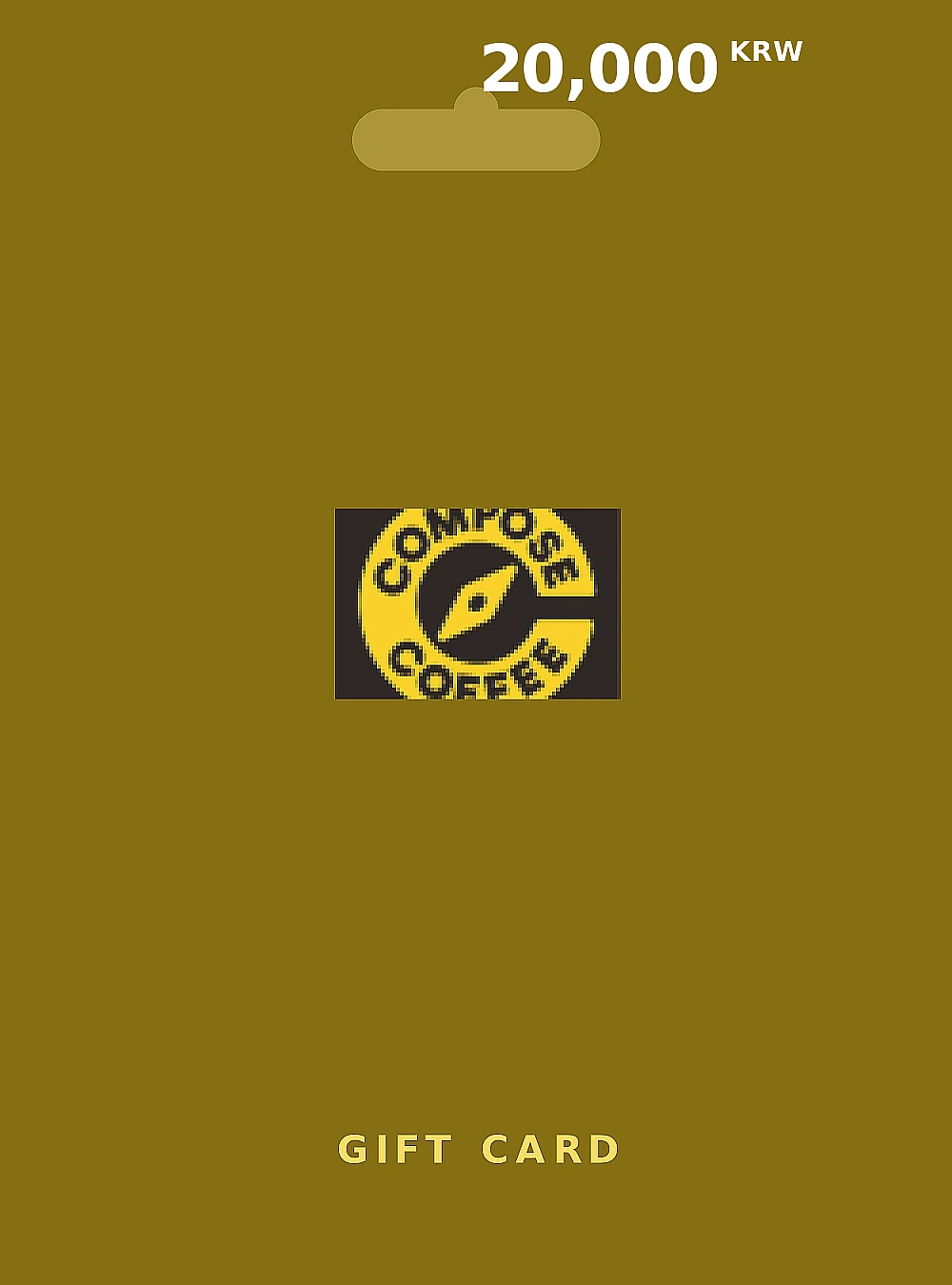 Compose Coffee Gift Card 20000 KRW KOREA