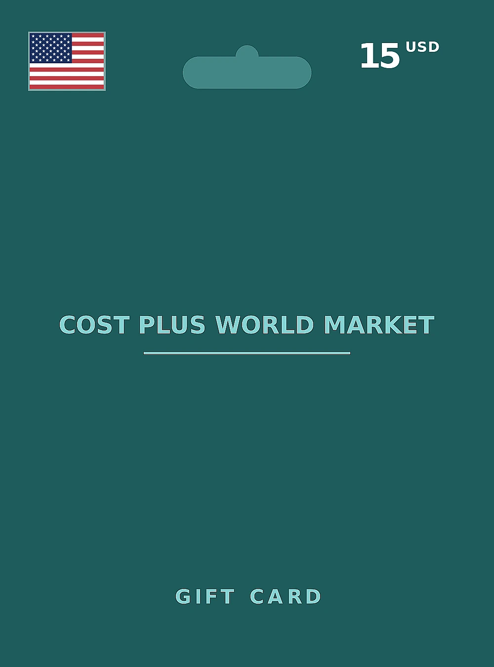 Cost Plus World Market Gift Card 15 USD UNITED STATES