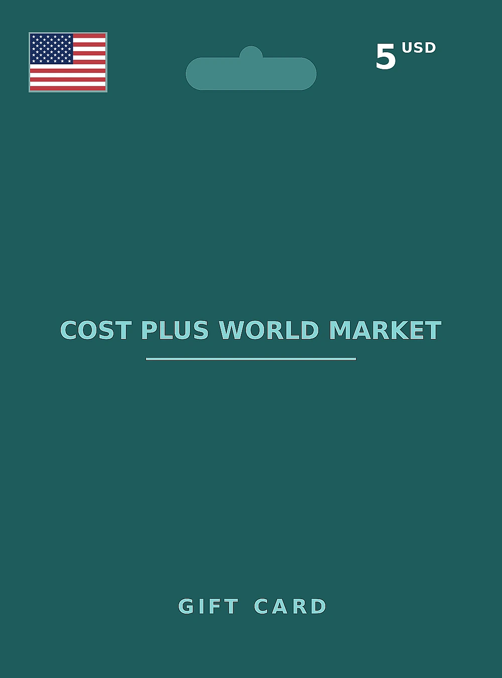 Cost Plus World Market Gift Card 5 USD UNITED STATES
