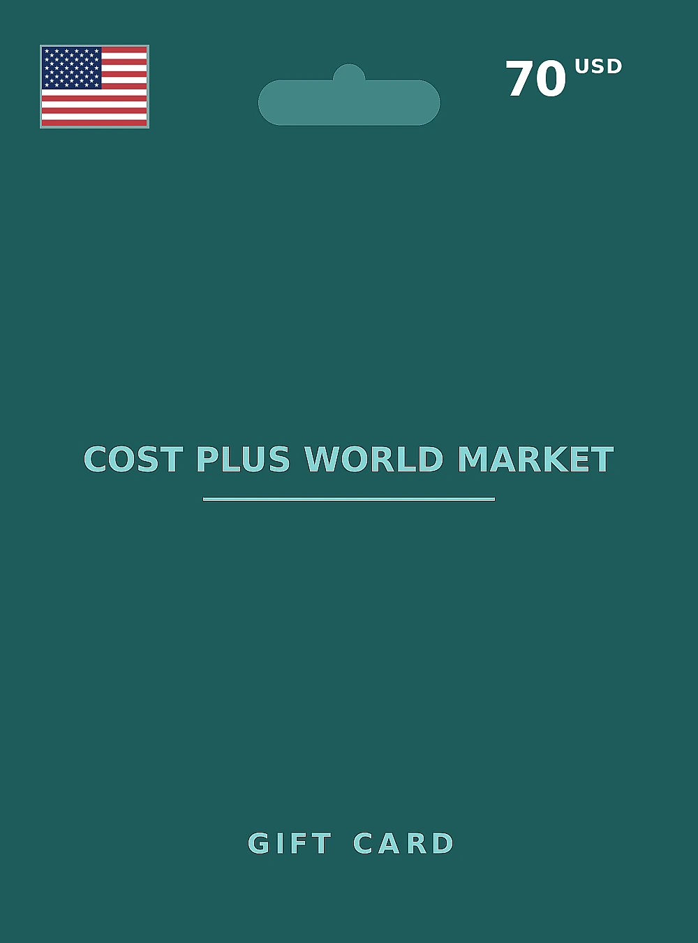 Cost Plus World Market Gift Card 70 USD UNITED STATES