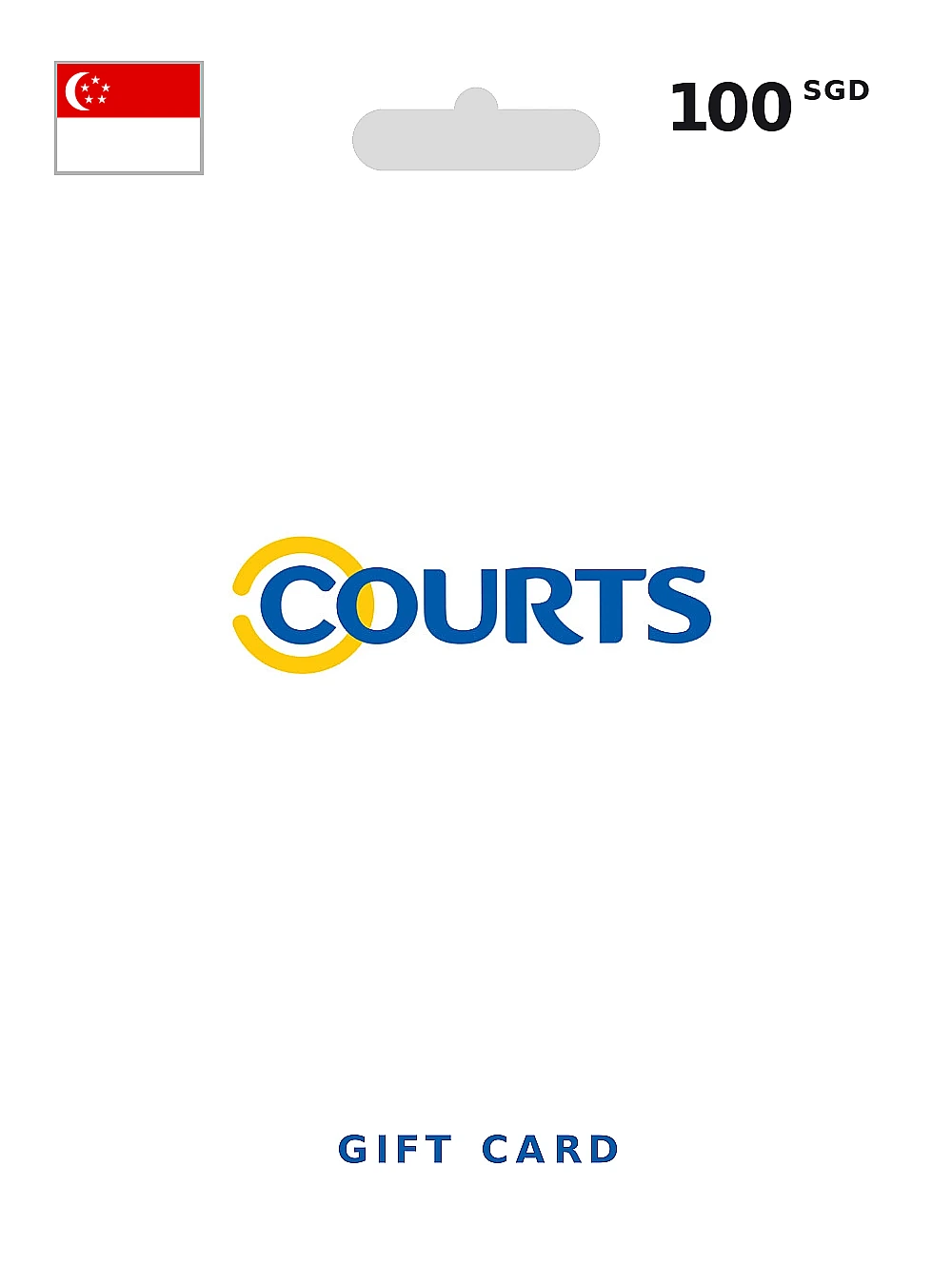 COURTS Gift Card 100 SGD SINGAPORE