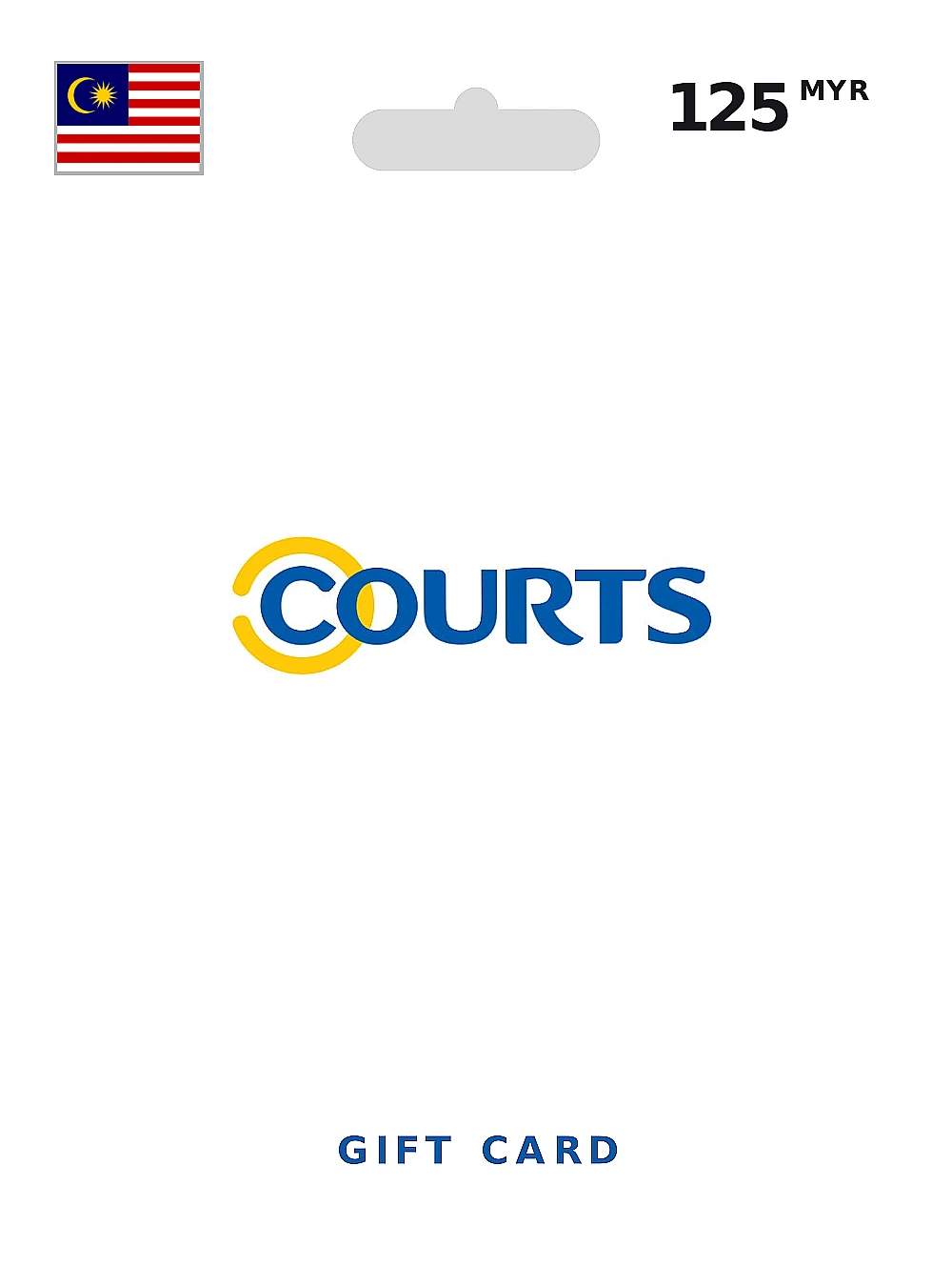 Courts MY Corporate All Card Gift Card 125 MYR MALAYSIA