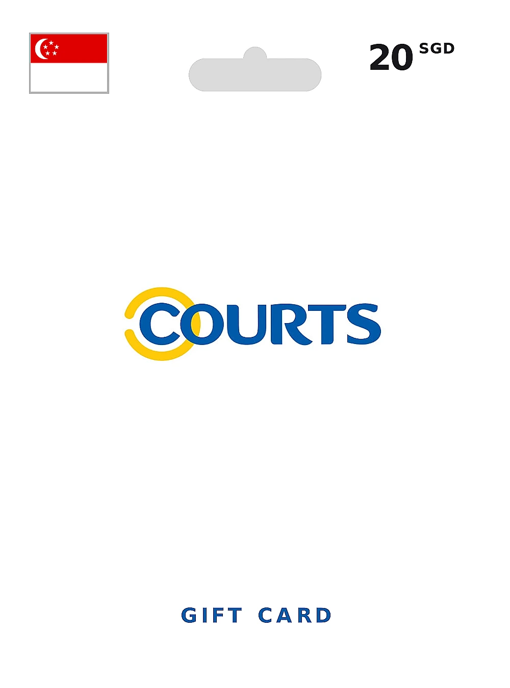 COURTS Gift Card 20 SGD SINGAPORE
