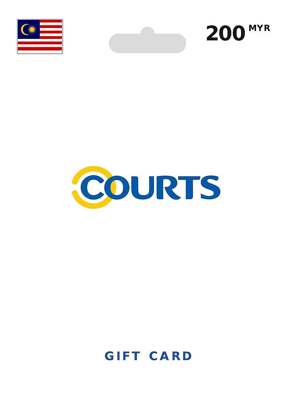 Courts MY Corporate All Card Gift Card 200 MYR MALAYSIA