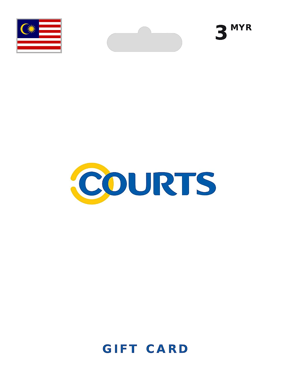 Courts MY Corporate All Card Gift Card 3 MYR MALAYSIA