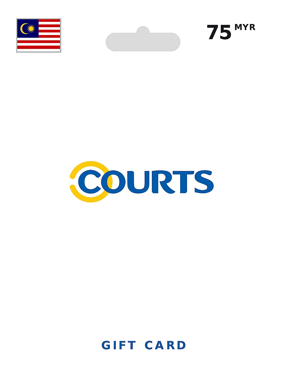 Courts MY Corporate All Card Gift Card 75 MYR MALAYSIA