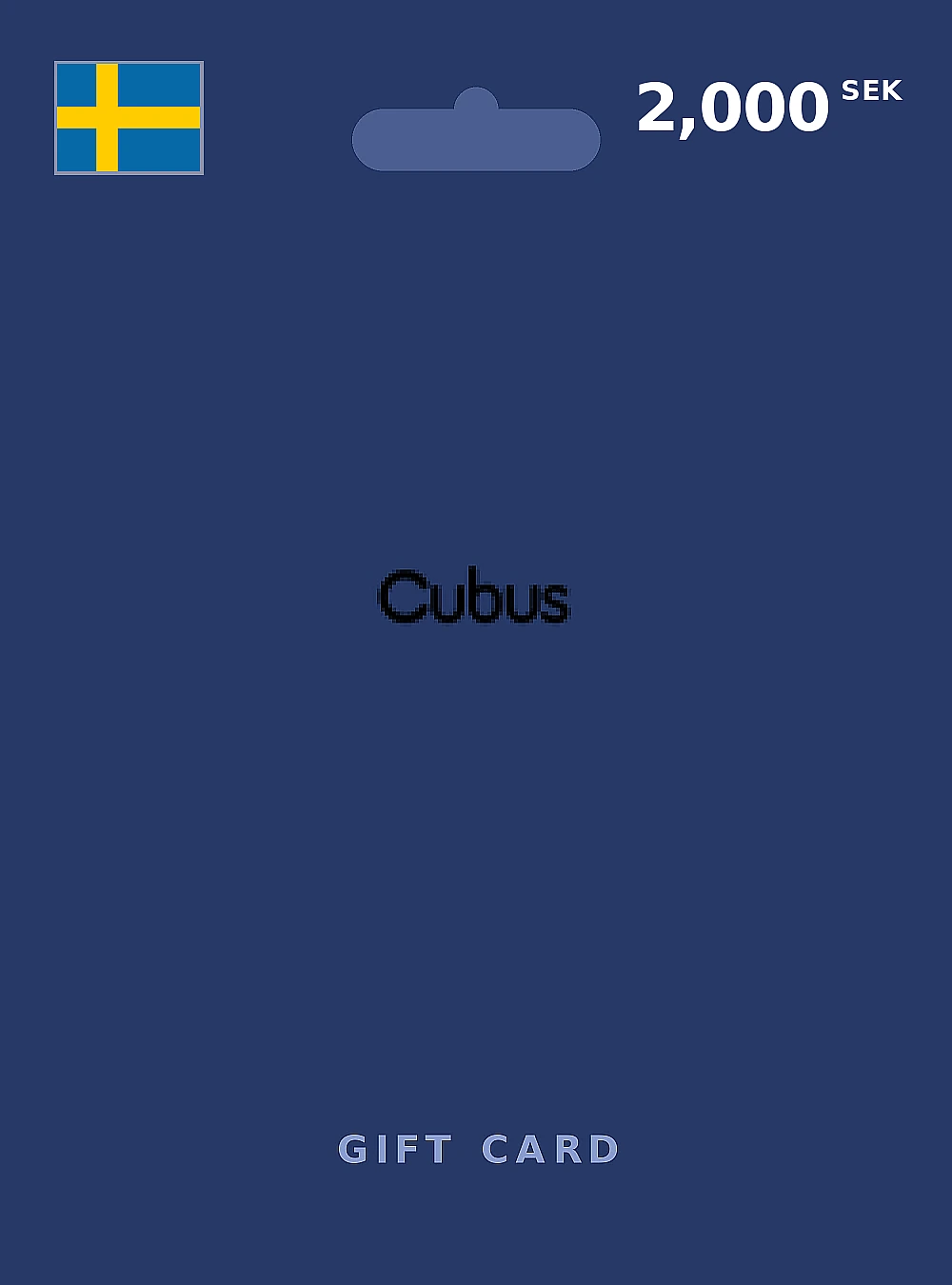 Cubus Gift Card 2000 SEK SWEDEN