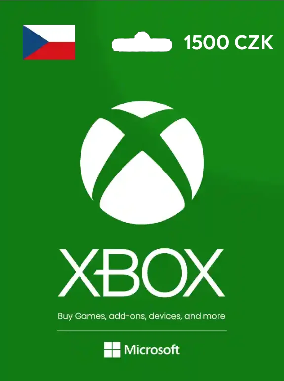 Xbox Live Gift Card 1500 CZK CZECH REPUBLIC