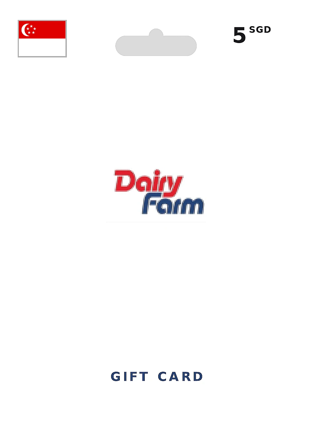 Dairy Farm Group Gift Card 5 SGD SINGAPORE