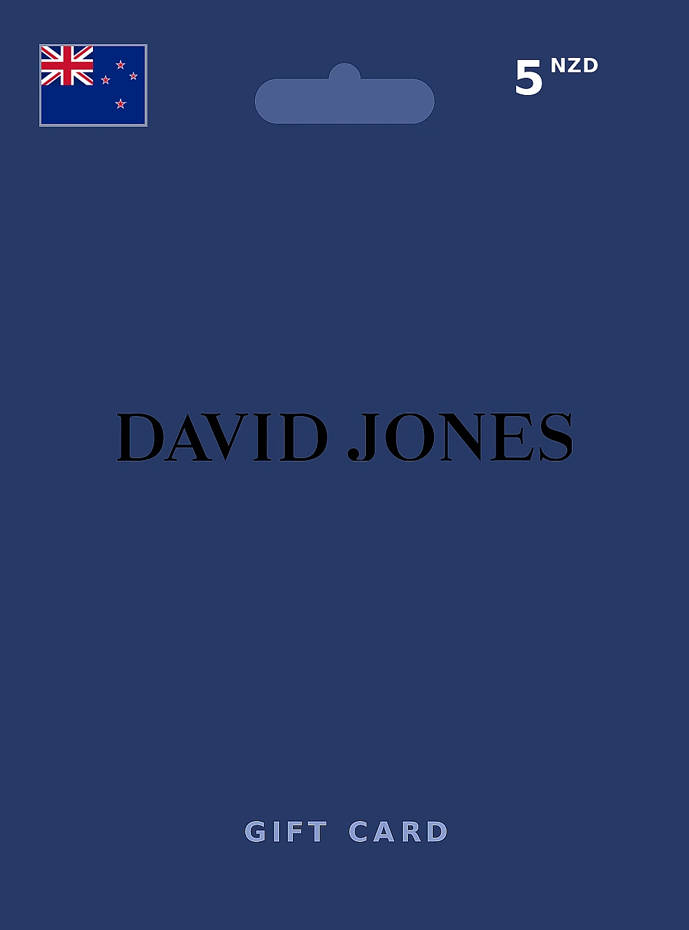 David Jones Gift Card 5 NZD NEW ZEALAND
