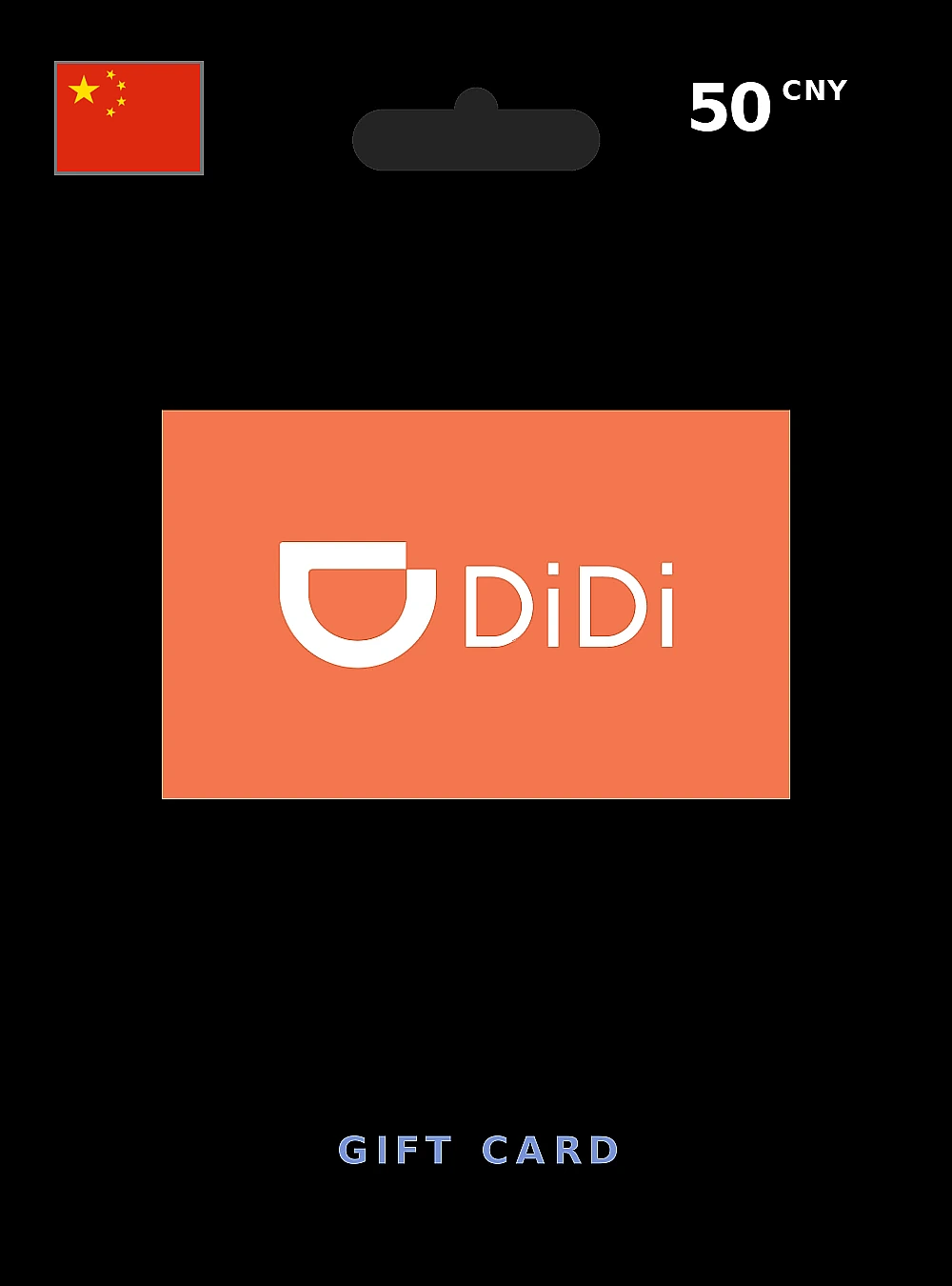 DiDi Ride Share Gift Card 50 CNY CHINA