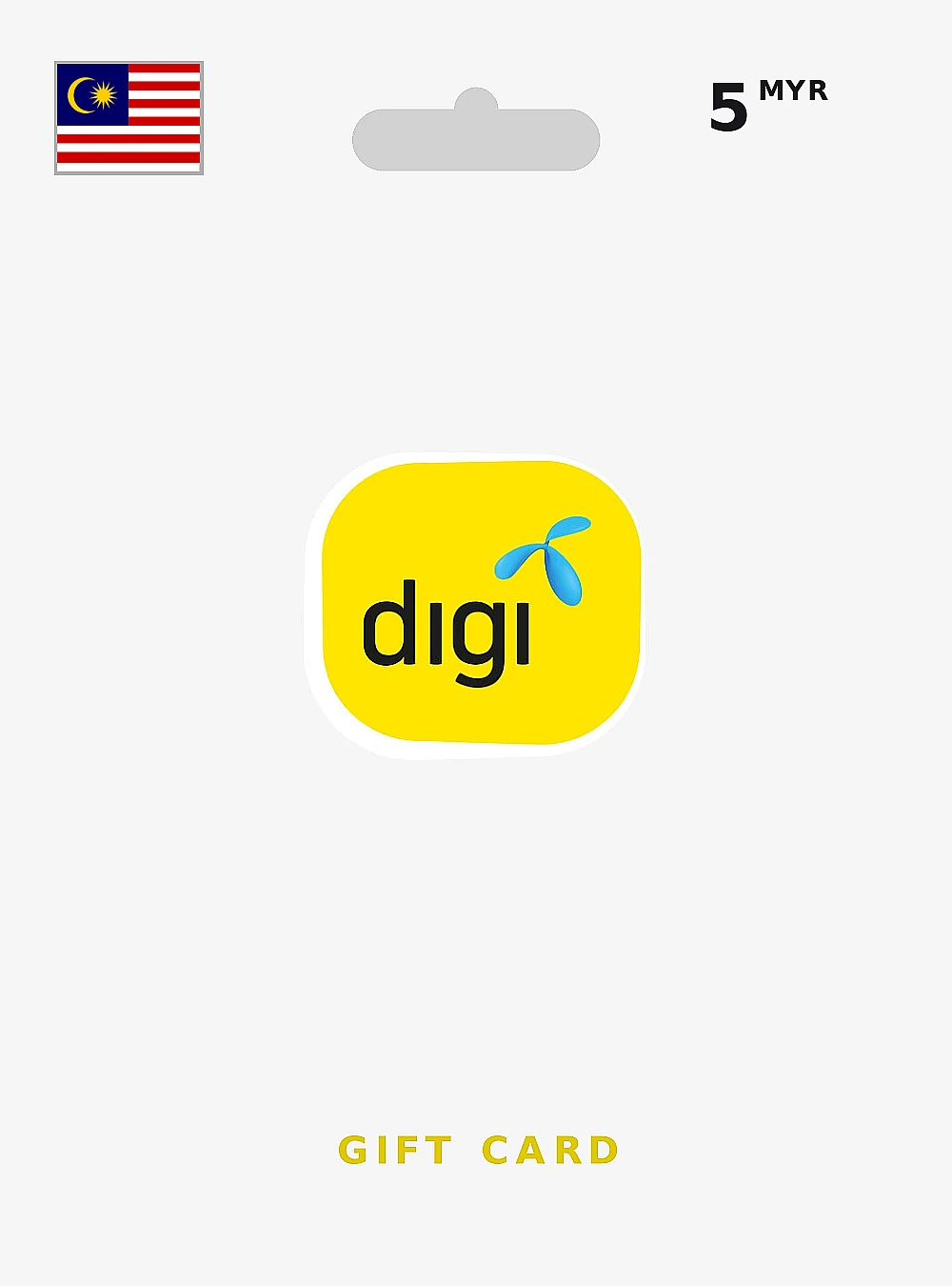 DiGi Gift Card 5 MYR MALAYSIA