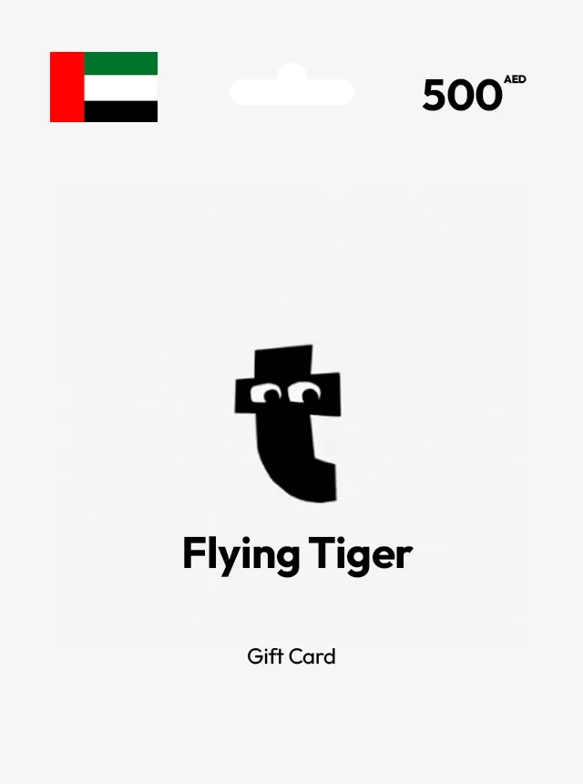 Flying Tiger Gift Card 500 AED UNITED ARAB EMIRATES
