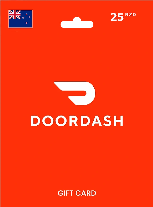 DoorDash Gift Card 25 NZD NEW ZEALAND