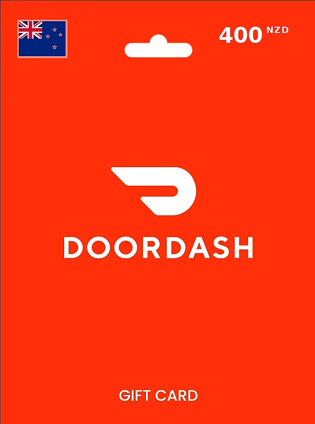 DoorDash Gift Card 400 NZD NEW ZEALAND
