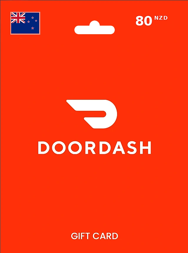 DoorDash Gift Card 80 NZD NEW ZEALAND