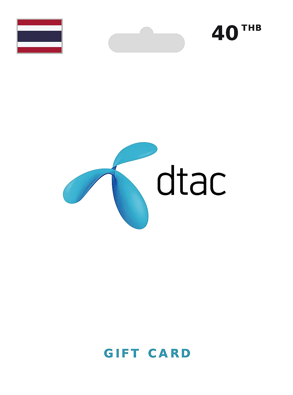 dtac Gift Card 40 THB THAILAND