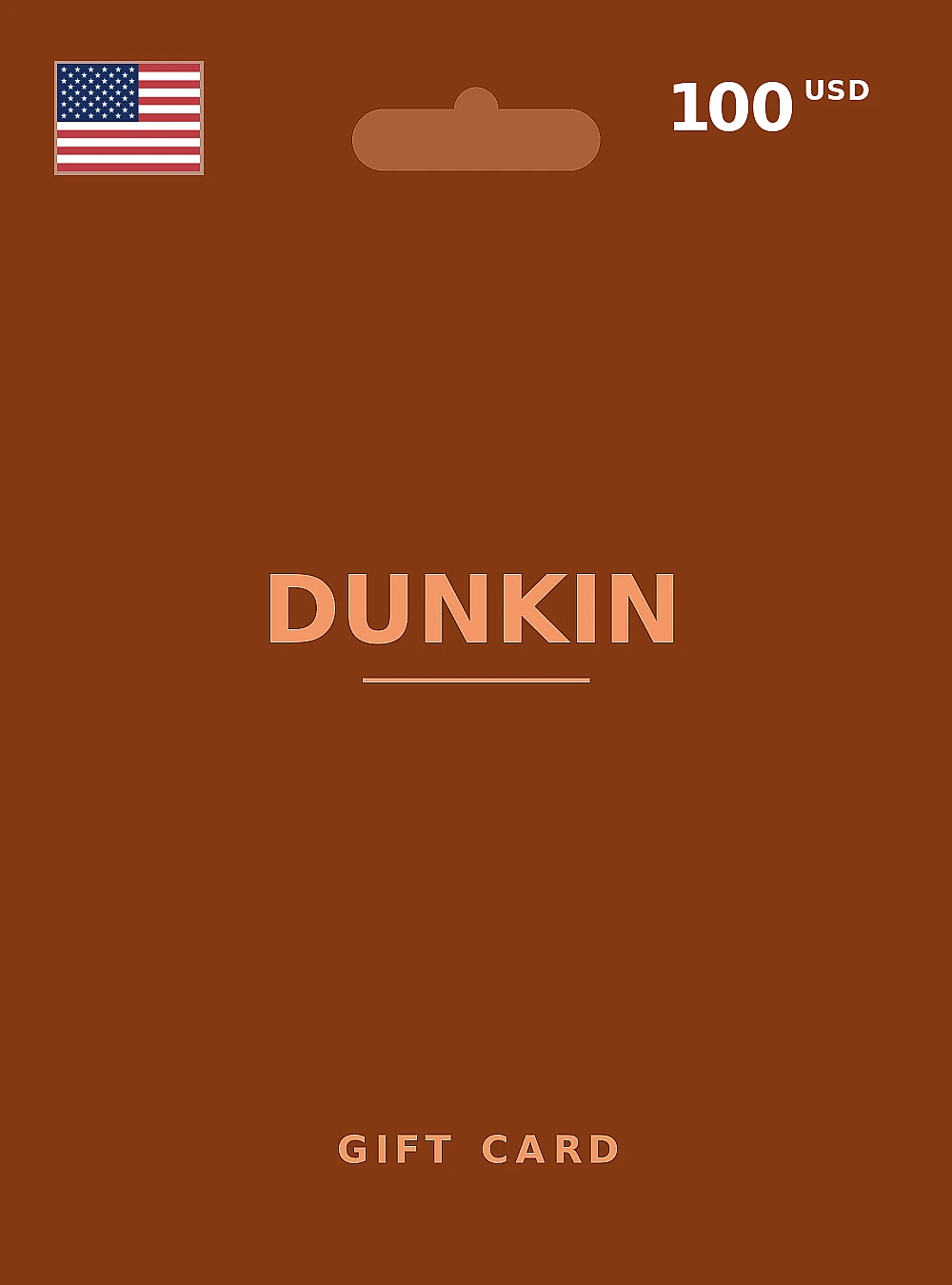 Dunkin Gift Card 100 USD UNITED STATES