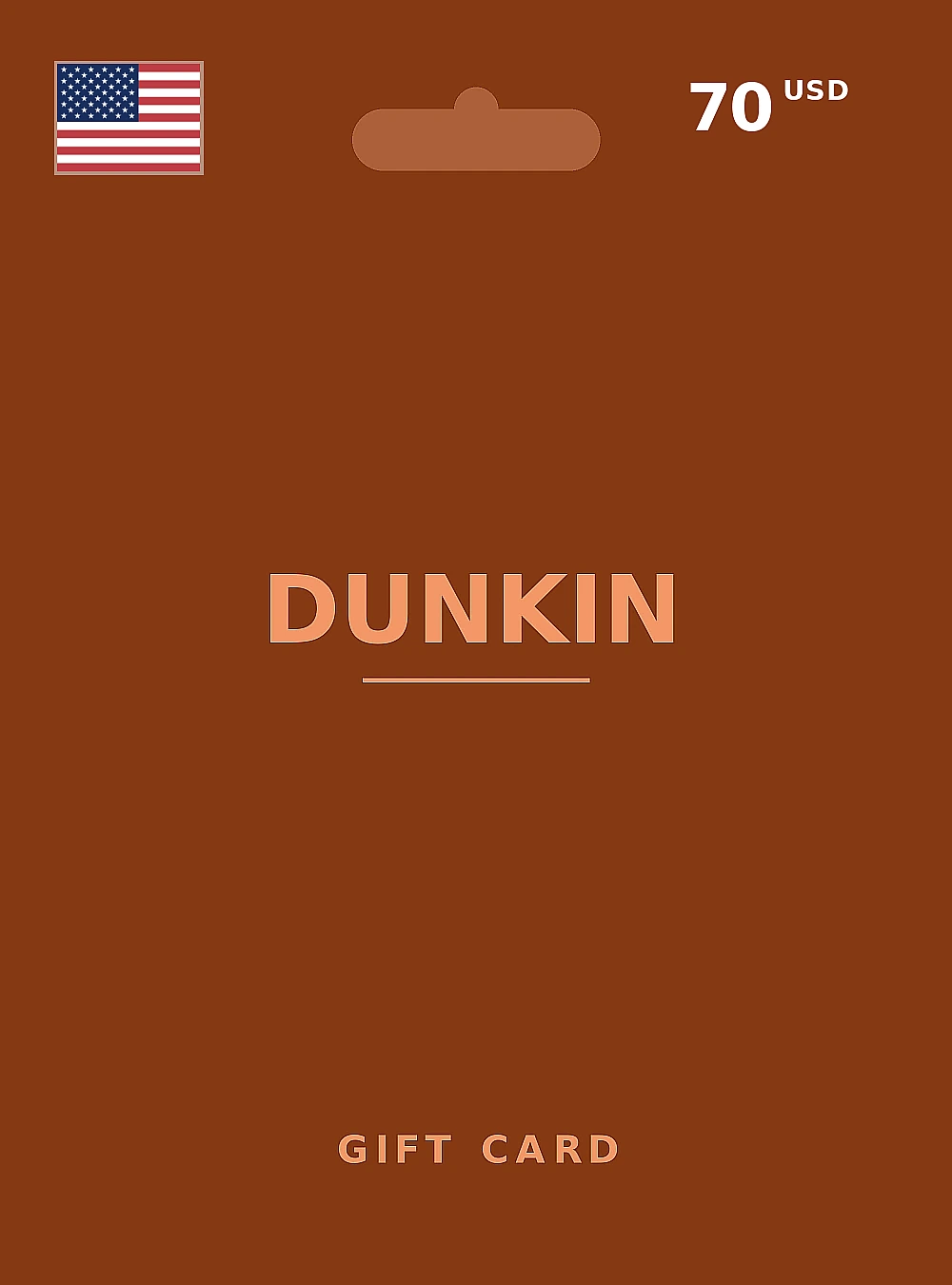 Dunkin Gift Card 70 USD UNITED STATES