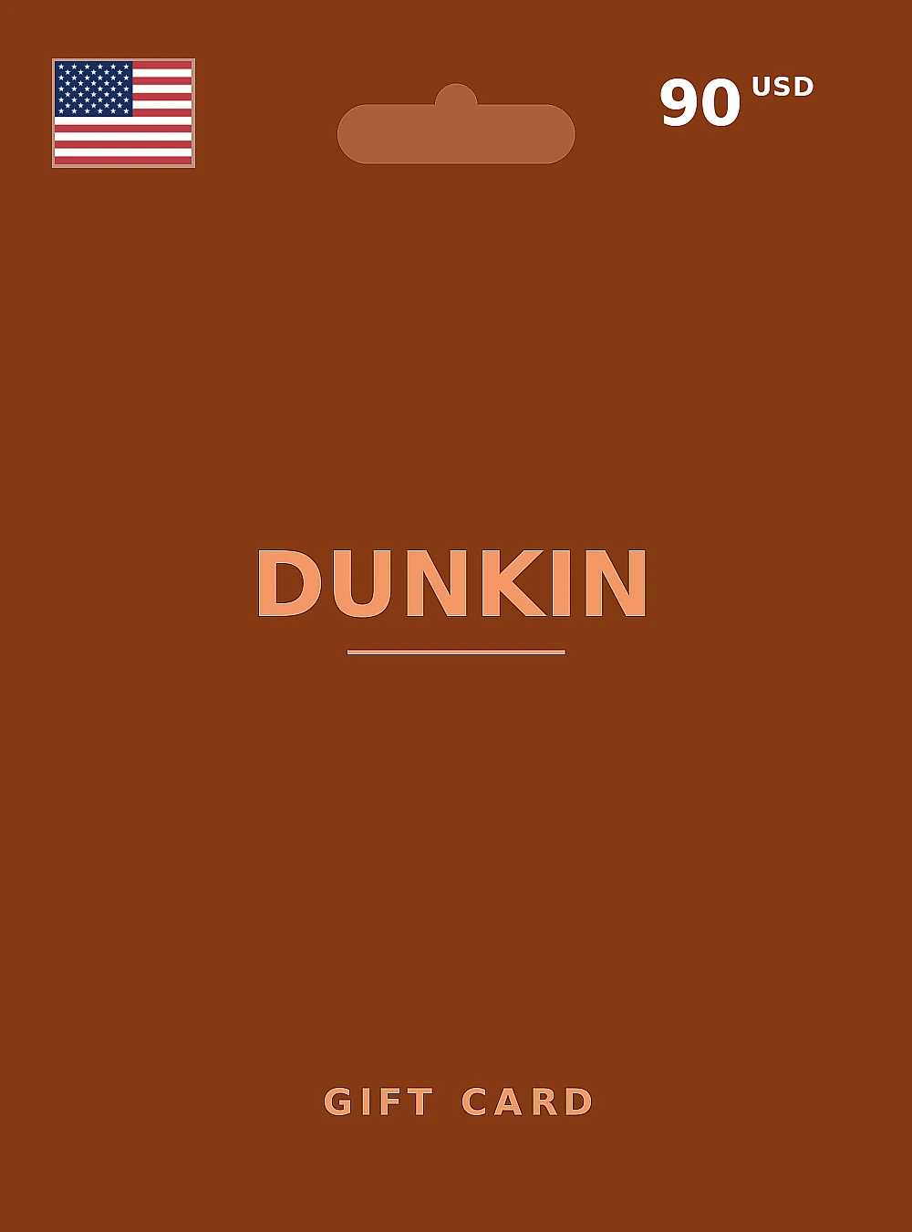 Dunkin Gift Card 90 USD UNITED STATES