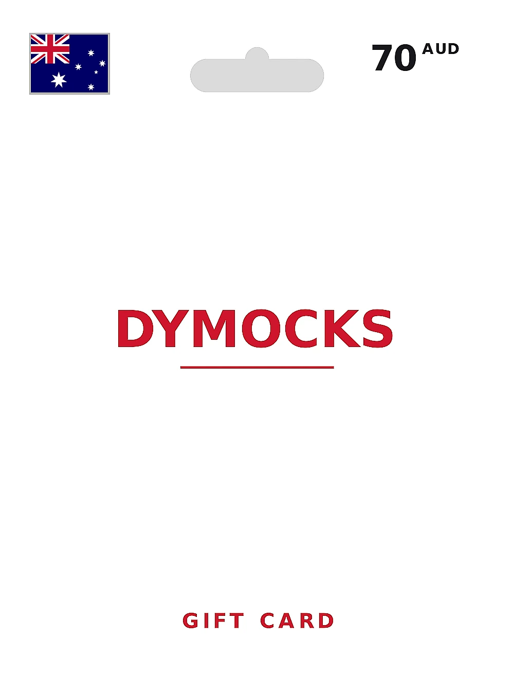 Dymocks Gift Card 70 AUD AUSTRALIA