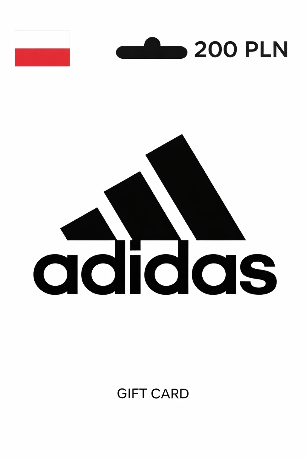 Adidas Gift Card 200 PLN POLAND