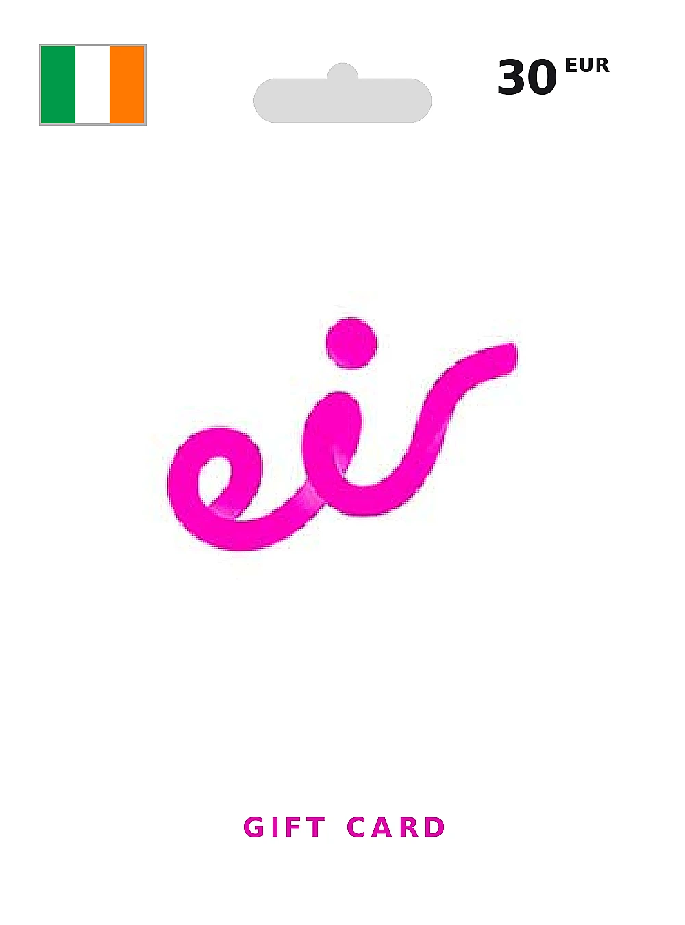 eir Mobile Gift Card 30 EUR IRELAND