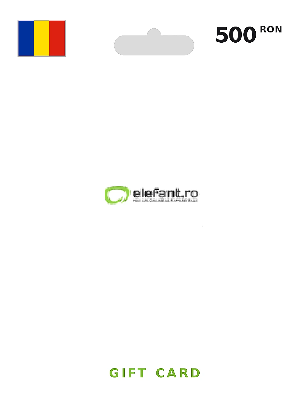 Elefant.ro Gift Card 500 RON ROMANIA