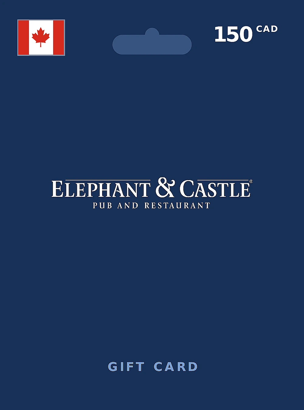 Elephant & Castle Gift Card 150 CAD CANADA