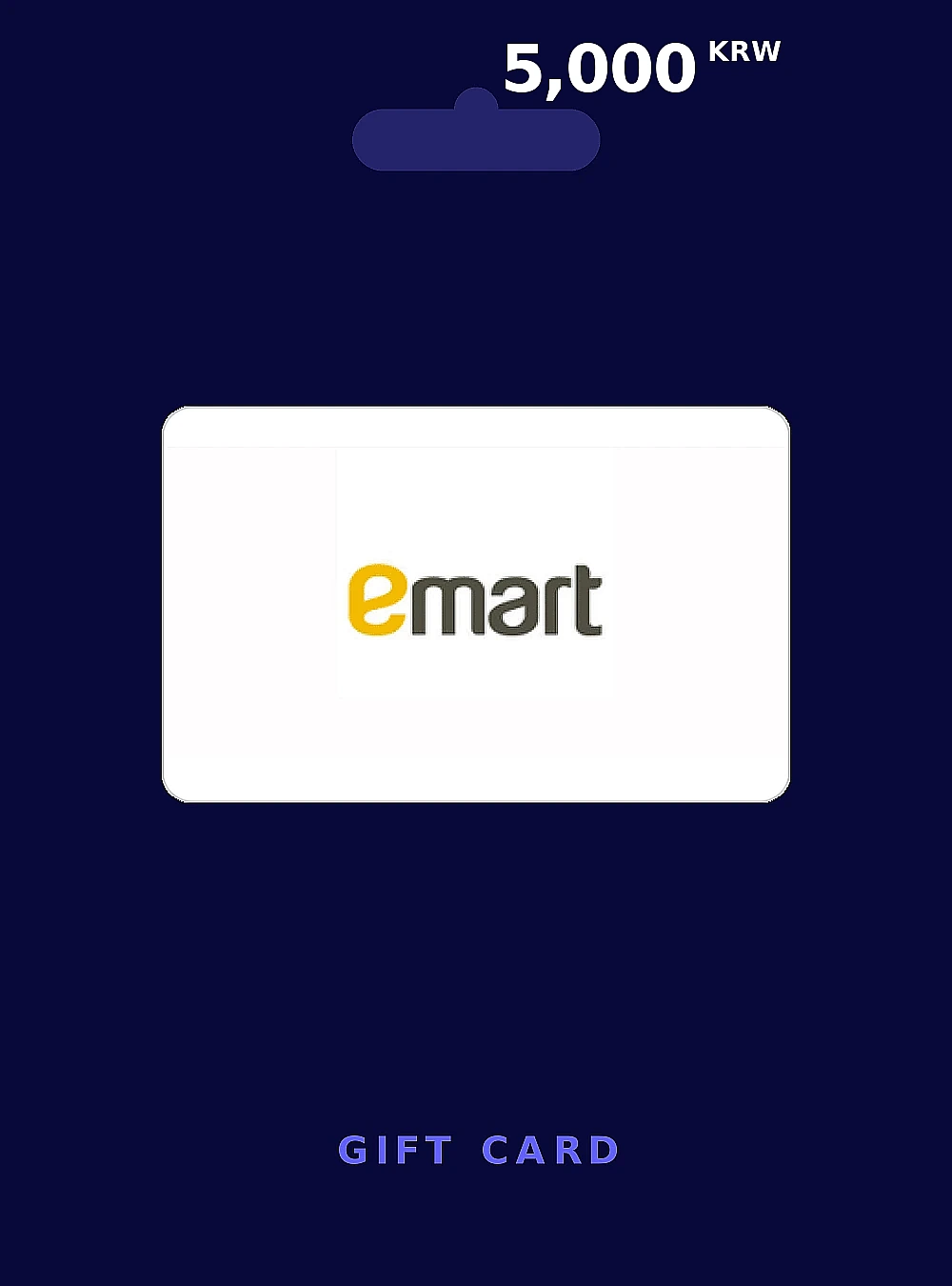 Emart Gift Card 5000 KRW KOREA