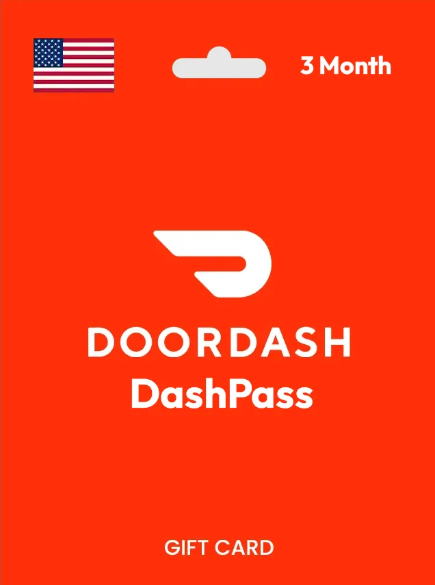 DoorDash DashPass 3 Month Gift Card UNITED STATES