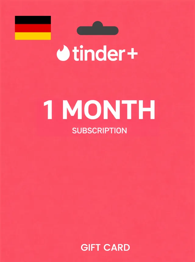 Tinder Plus 1 Month Subscription GERMANY